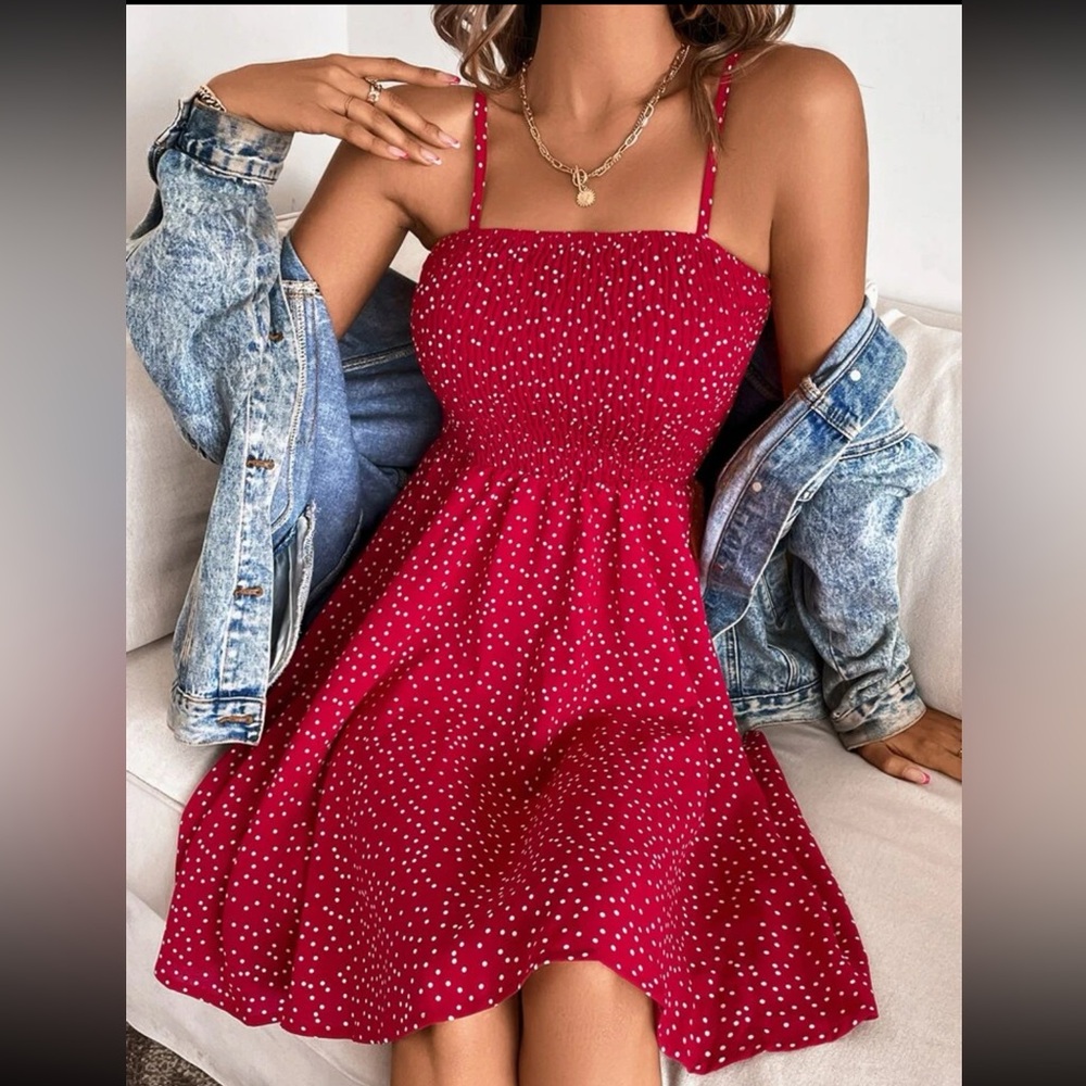 Red Polka Dot Sundress